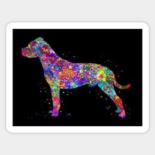 Dogo argentino dog watercolor Sticker